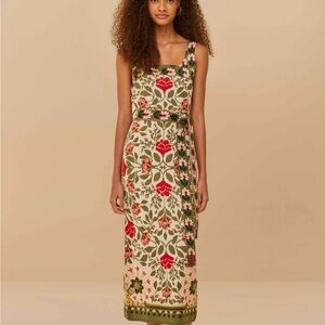 Farm RIO - Sand Garden Tapestry Knit Dress - Size Medium